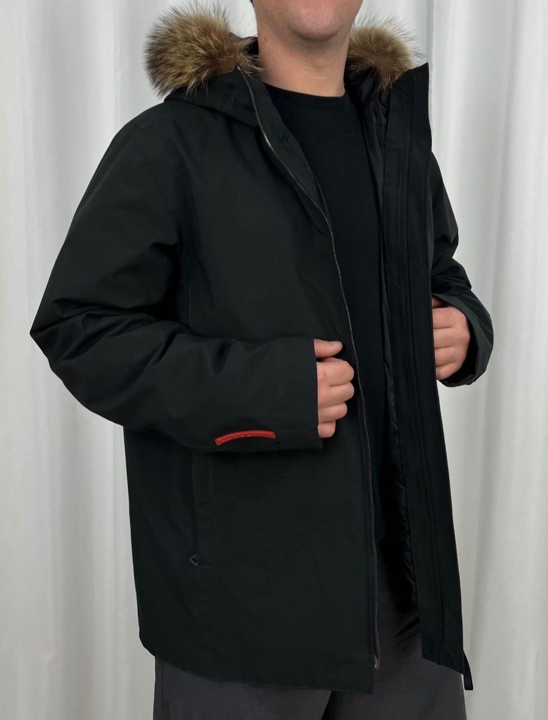 Prada Vintage Prada Gore Tex Fur with lining jacket Size US L / EU 52-54 / 3 - 8 Thumbnail