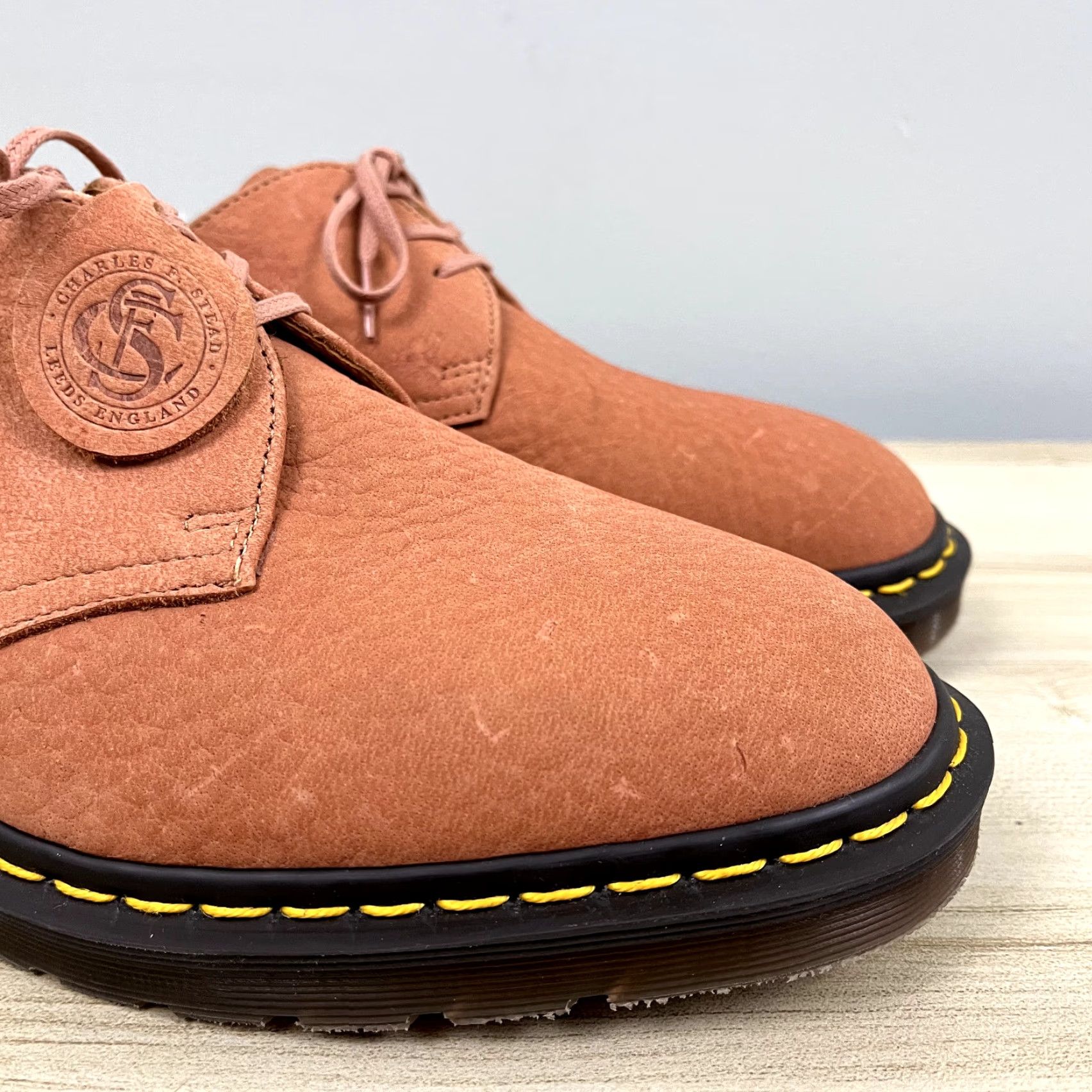 Dr. Martens Dr. Martens 1461 C.F. Stead Pink Buck Suede Oxfords Mens US 9 Made in England Size US 9 / EU 42 - 6 Thumbnail