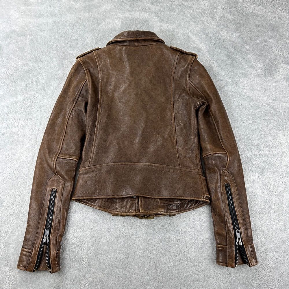 Robins Jeans Robin’s Jean Brown Genuine Leather Jacket Women’s Size XS Size XS / US 0-2 / IT 36-38 - 3 Thumbnail