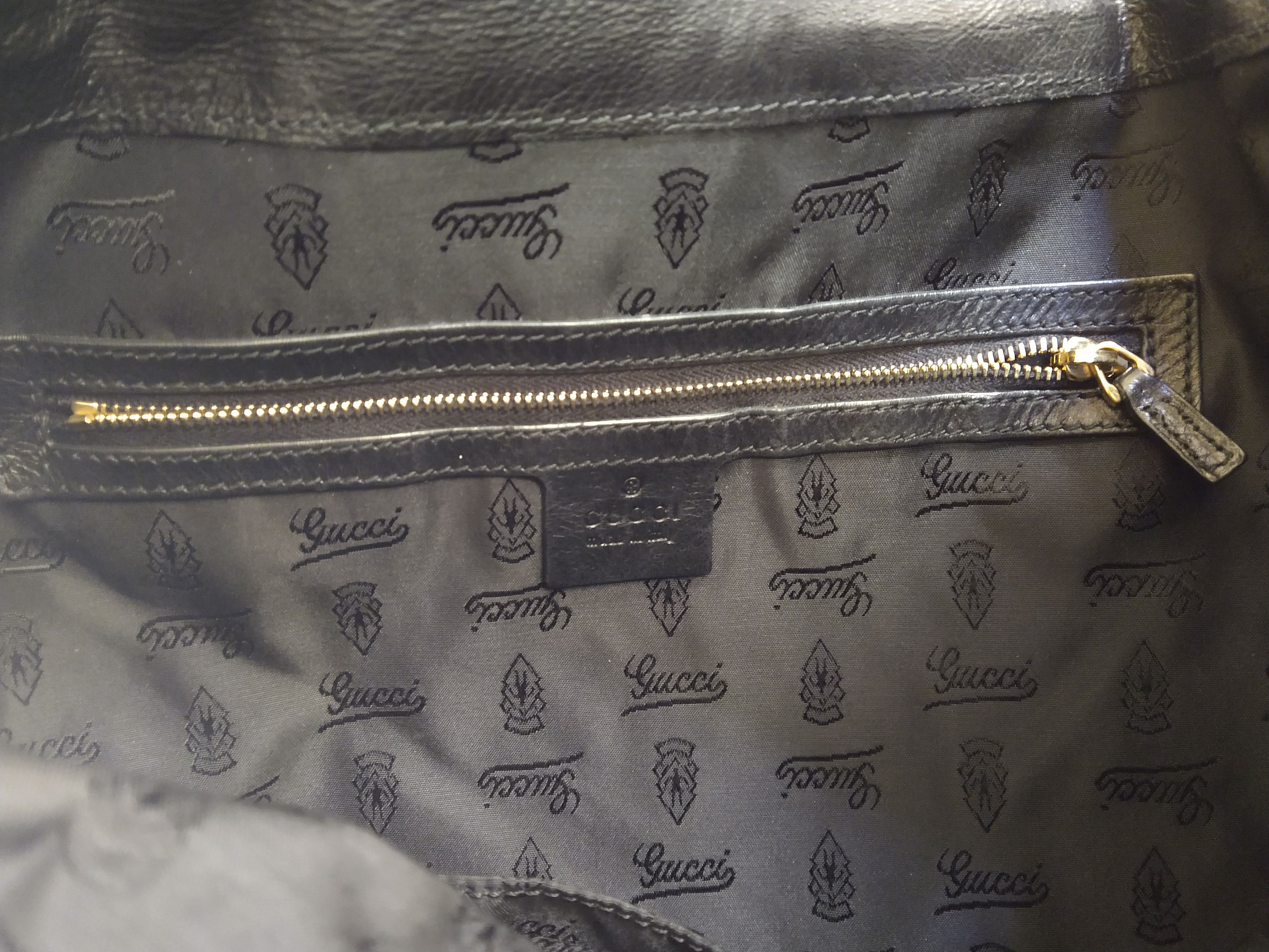 Gucci Gucci Hysteria Shoulder Bag Purse Black Patent Leather Y2K Size ONE SIZE - 10 Thumbnail