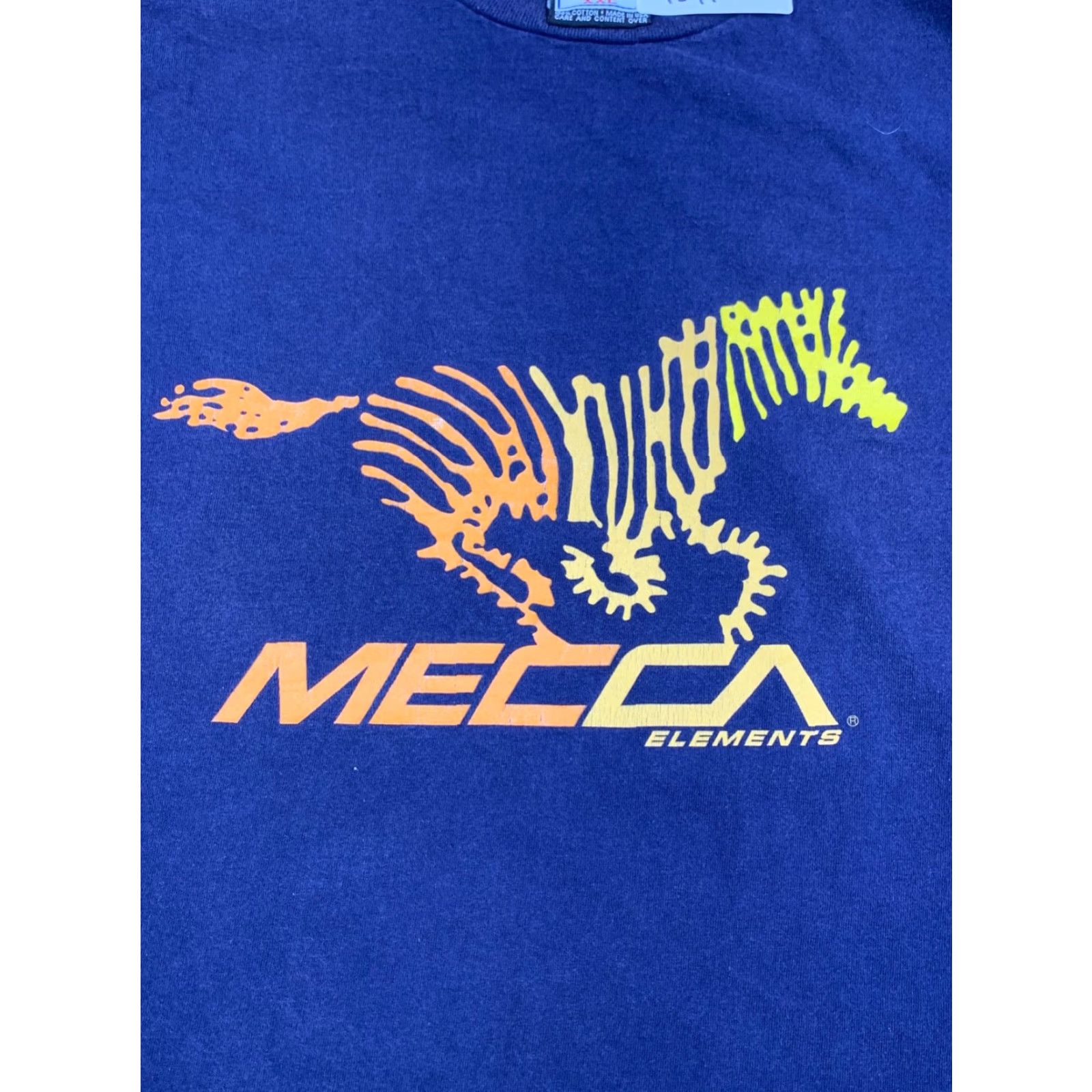 Vintage VINTAGE Mecca Shirt Mens 2XL Blue Crew Neck Short Sleeve Y2K Hip Hop Streetwear Size US XXL / EU 58 / 5 - 2 Thumbnail