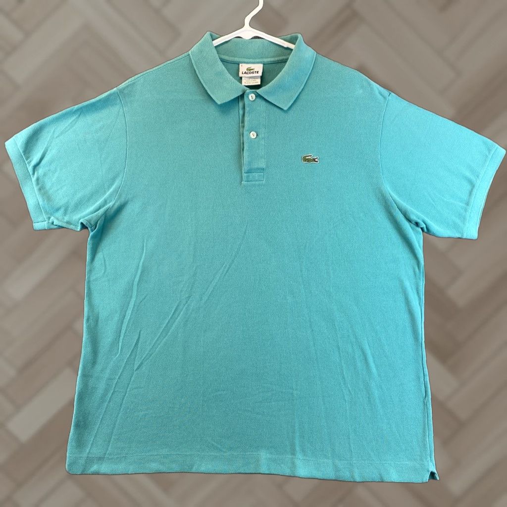 Lacoste Lacoste Polo Shirt XL Men's Cotton Short Sleeve Casual Green Logo T-Shirt /81-67 Size US XL / EU 56 / 4 - 1 Thumbnail