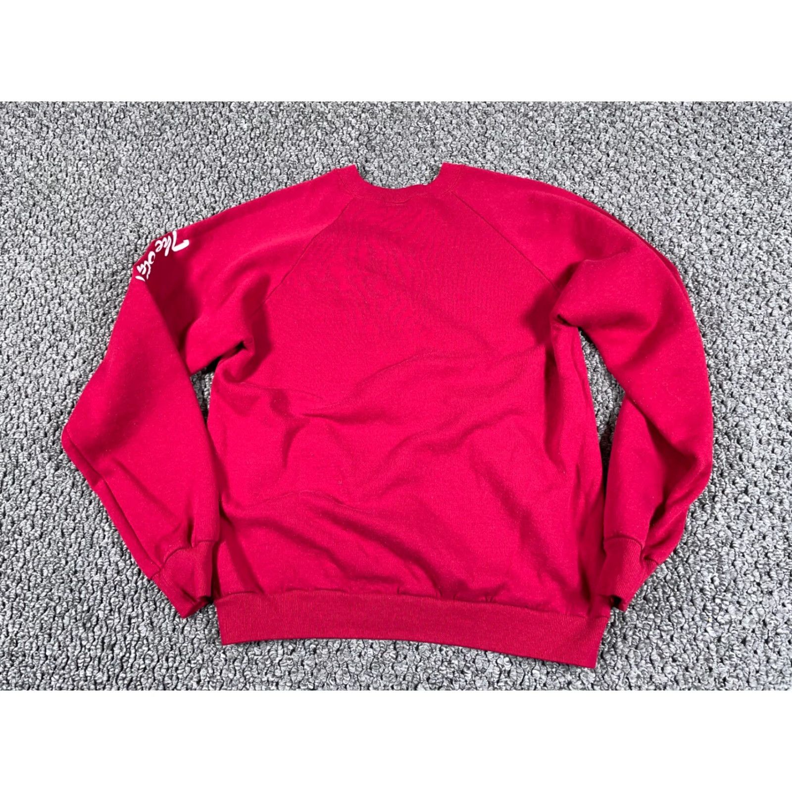 Vintage VINTAGE Kentucky Sweatshirt Shirt Adult Medium Red Raglan Sleeves Kentucky Bluegrass State 80s 90s Retro Graphic Print Mens Size US M / EU 48-50 / 2 - 2 Thumbnail