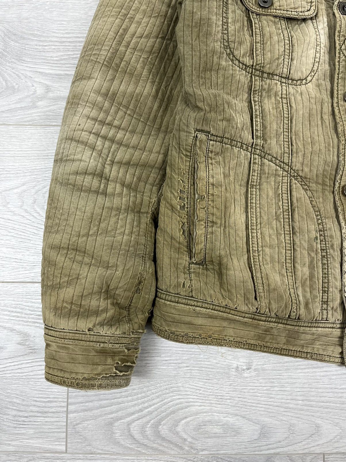 Dolce & Gabbana Dolce&Gabbana Vintage 00s Archive Quilted Distressed Jacket Size US S / EU 44-46 / 1 - 9 Thumbnail