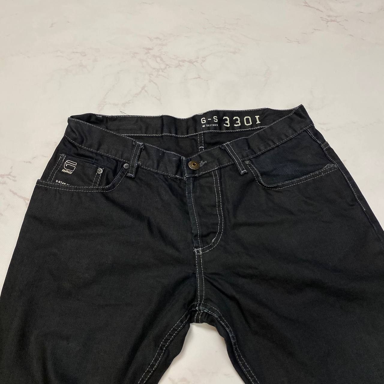 G-Star G-STAR GSTAR RAW BLACK DENIM JEANS SIZE M JAPANEESE Size US 32 / EU 48 - 3 Thumbnail