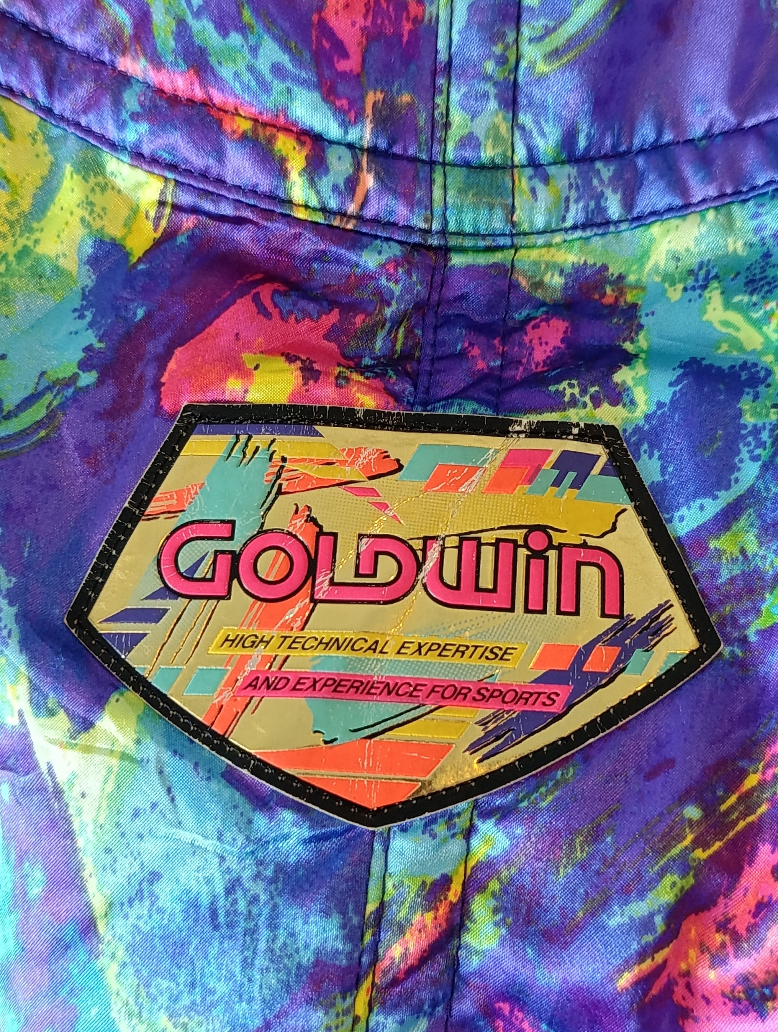 Goldwin 90s GOLDWIN "Electric Marble" Ski Jacket - Made in Japan Size S / US 4 / IT 40 - 6 Thumbnail