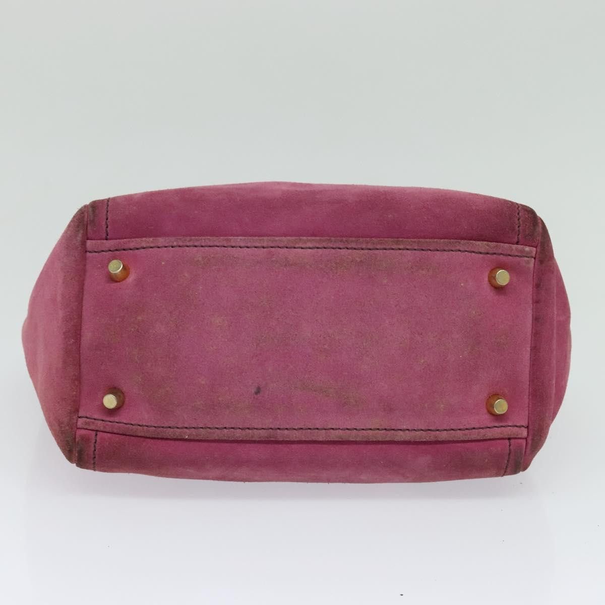 Prada PRADA Hand Bag Suede Pink Size ONE SIZE - 9 Thumbnail