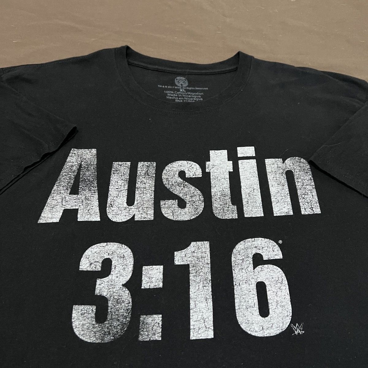 WCW/nWo × WWE × WWF Stone Cold Steve Austin WCW NWO wrestling Promo Tee XL Size US XL / EU 56 / 4 - 1 Thumbnail