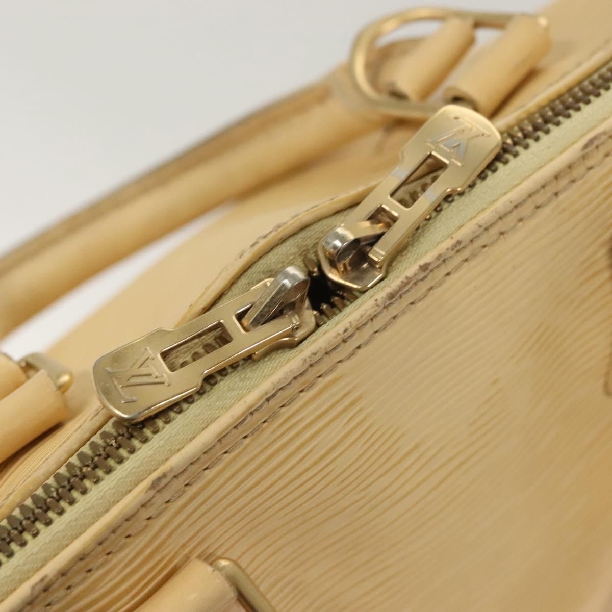 LOUIS VUITTON Epi Alma Hand Bag Vanilla M5214a M5214a