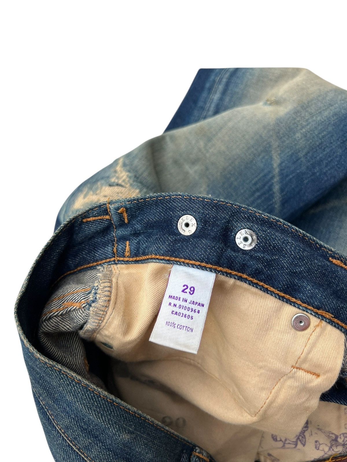 Prps PRPS Barracuda Distressed Mud Wash Denim Jeans Size US 30 / EU 46 - 22 Thumbnail