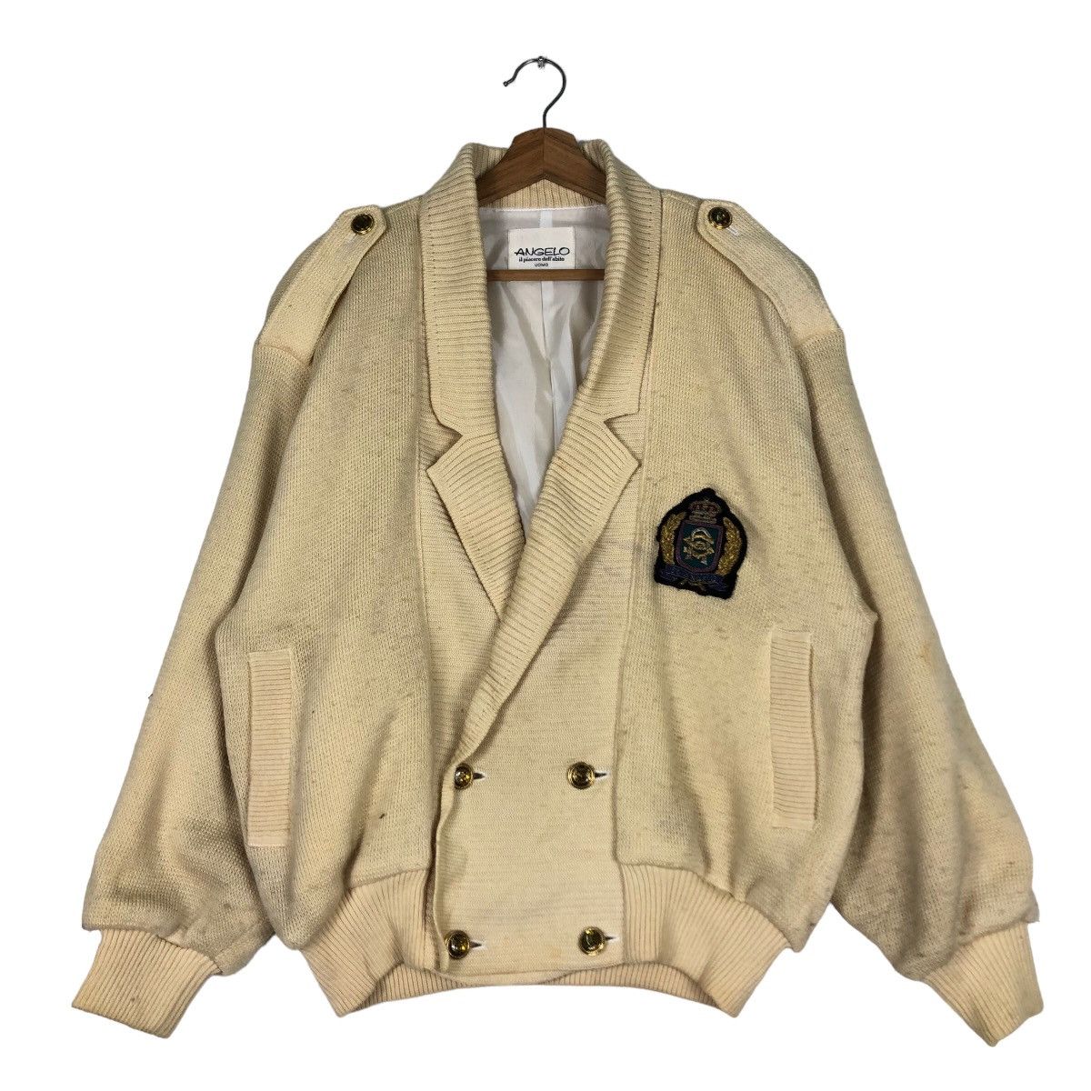 Japanese Brand 🔥Vtg Bomber Jacket Double Breast Angelo Japan Issey Miyake Size US M / EU 48-50 / 2 - 1 Thumbnail