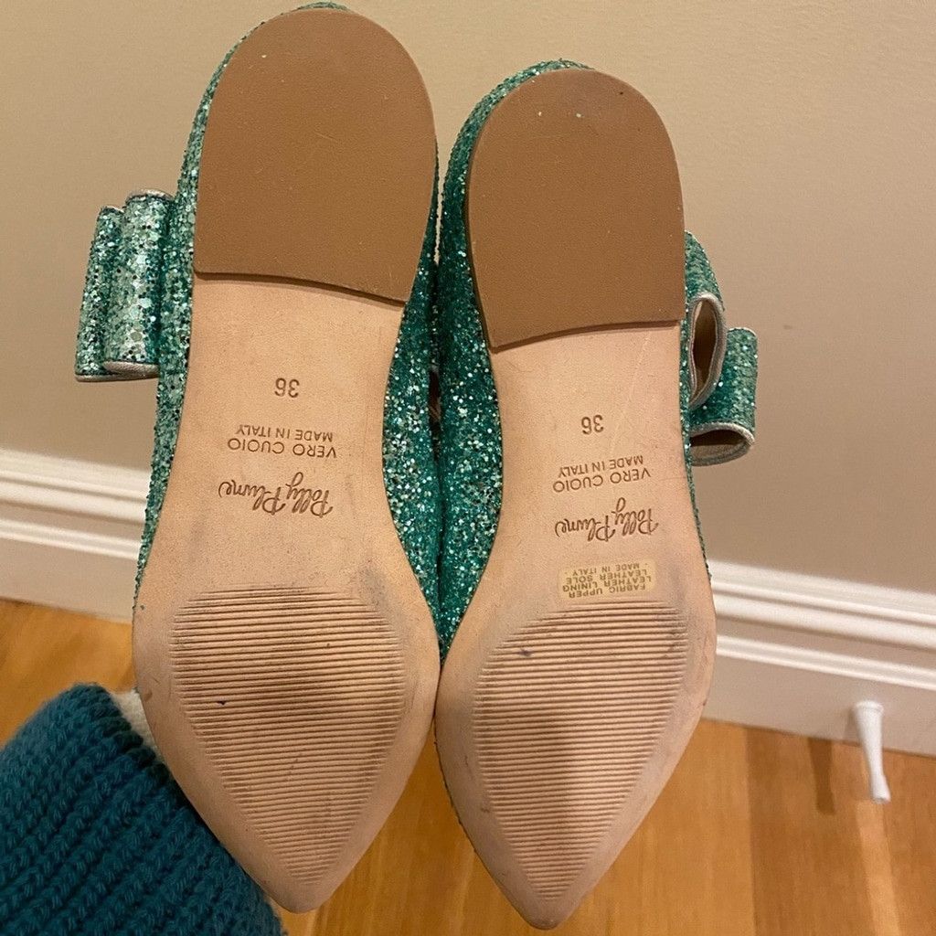 Polly Plume Bonnie Bow Marry Jane Flats