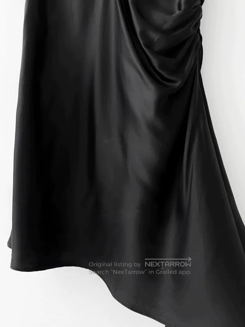 Maison Margiela Maison Margiela Black straps with pleats Size XS / US 0-2 / IT 36-38 - 8 Thumbnail
