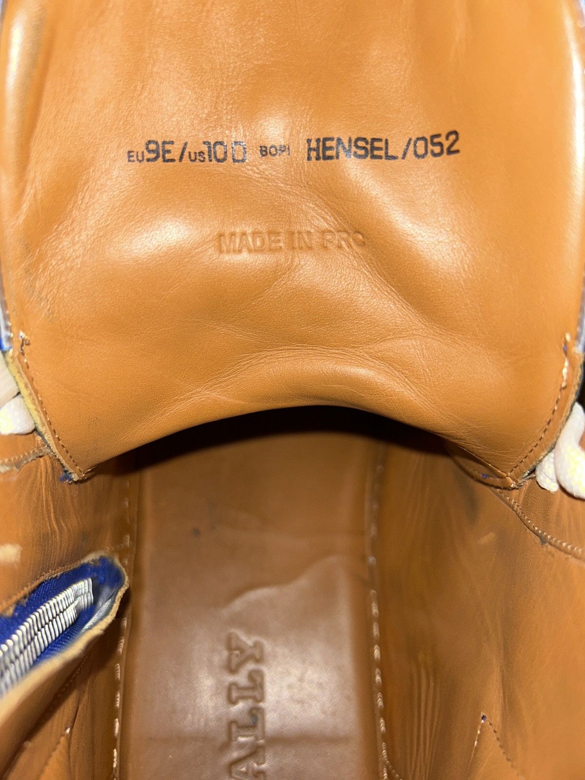 Bally BALLY TRUE BLUE HENSEL HIGH-TOP LEATHER SNEAKERS Size US 10 / EU 43 - 4 Thumbnail