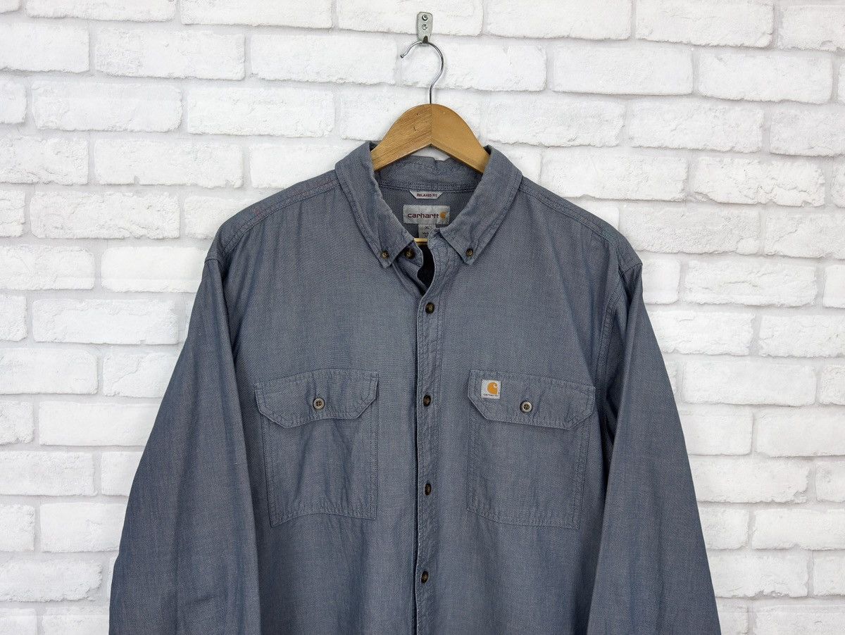 Carhartt Carhartt Vintage Button Ups Shirt Relaxed Fit Size US XL / EU 56 / 4 - 2 Thumbnail