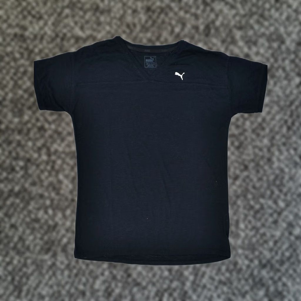 Puma PUMA Womens T-Shirt Medium Black Cotton UK 12 Size XL / US 12-14 / IT 48-50 - 1 Thumbnail