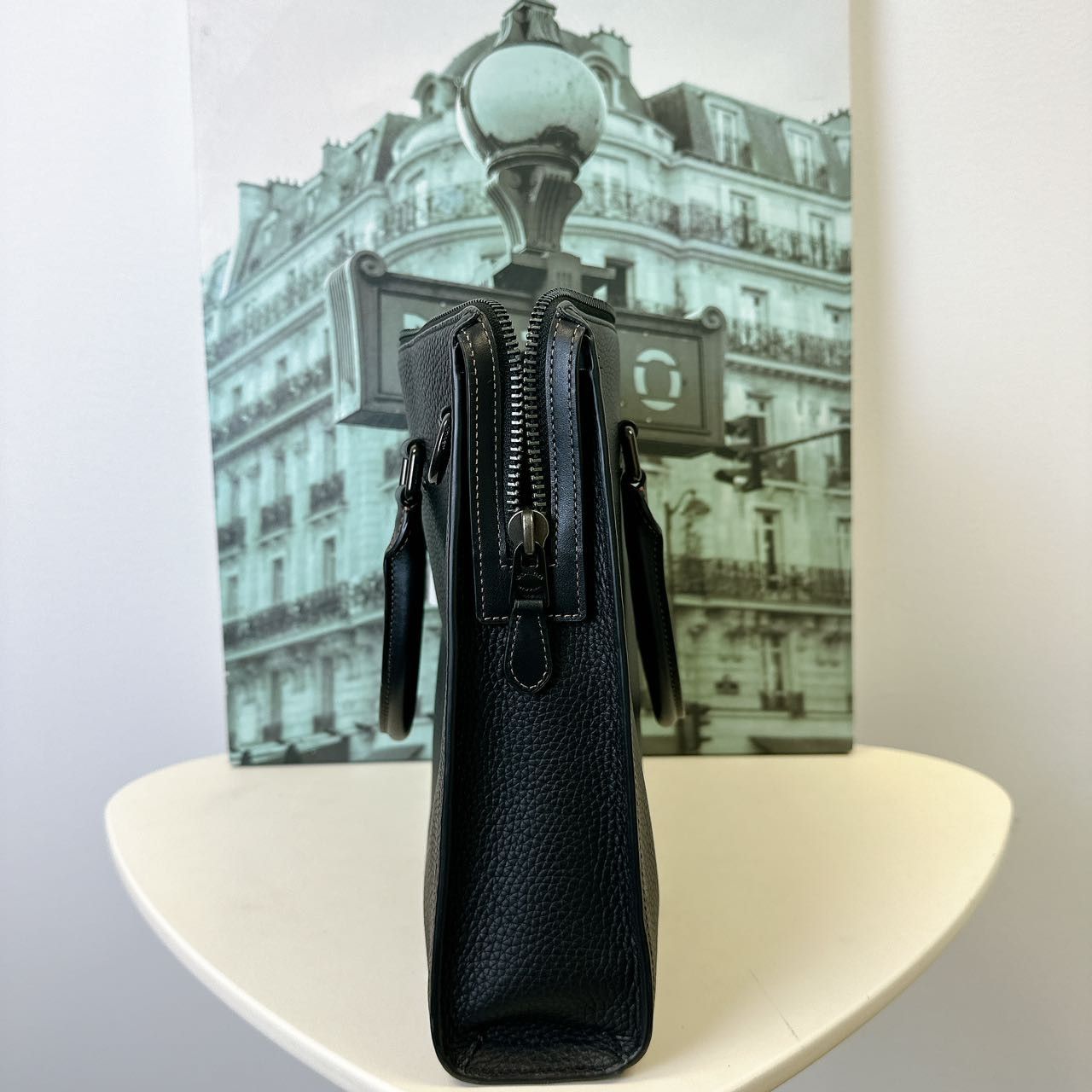 Coach Coach CO243 Gotham Folio Bag IN Black Size ONE SIZE - 6 Thumbnail