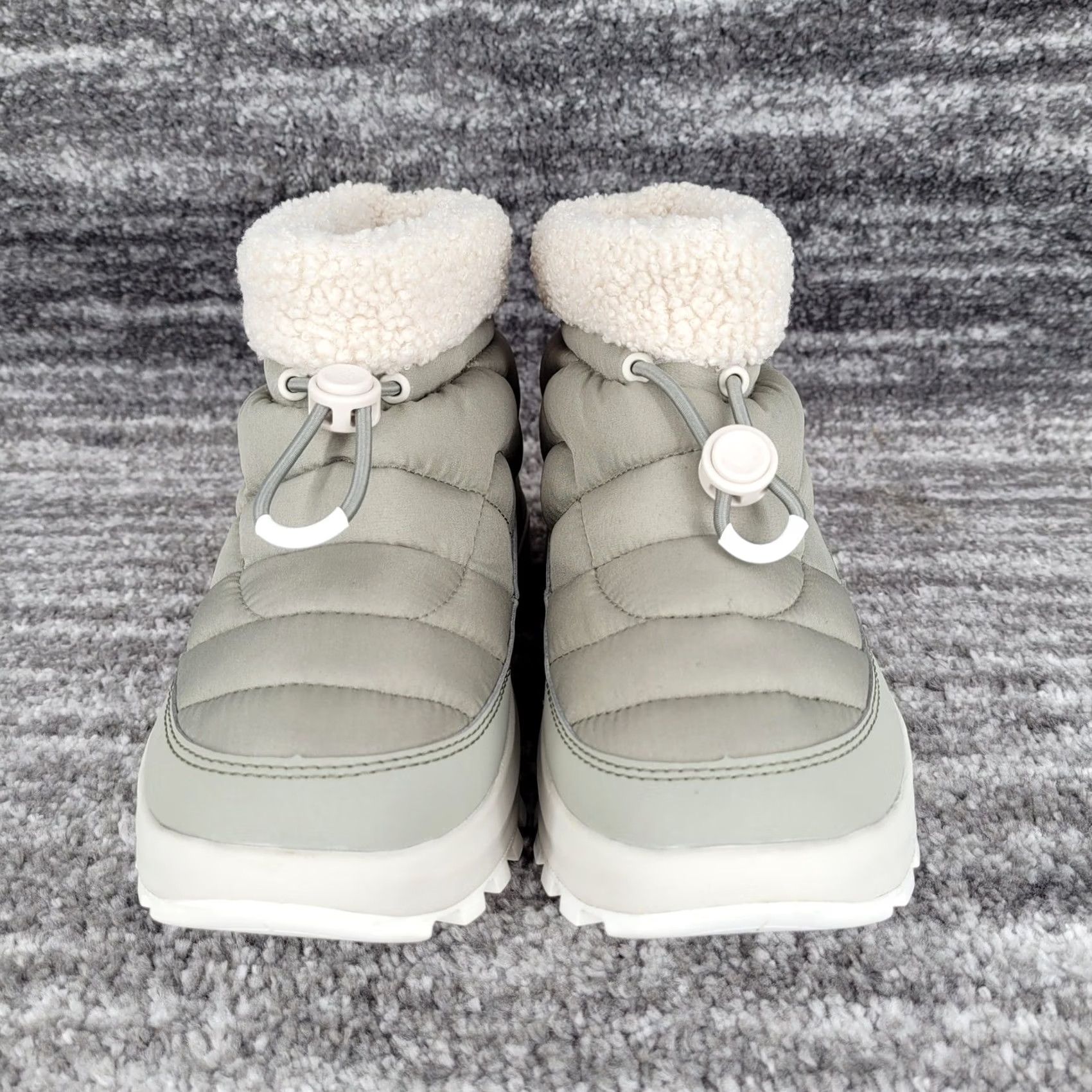 Vintage Columbia Womens Snowtrot Shorty Boots Grey Green Quilted Insulated Winter 7 NEW Size 26" / US 2 / IT 38 - 3 Thumbnail