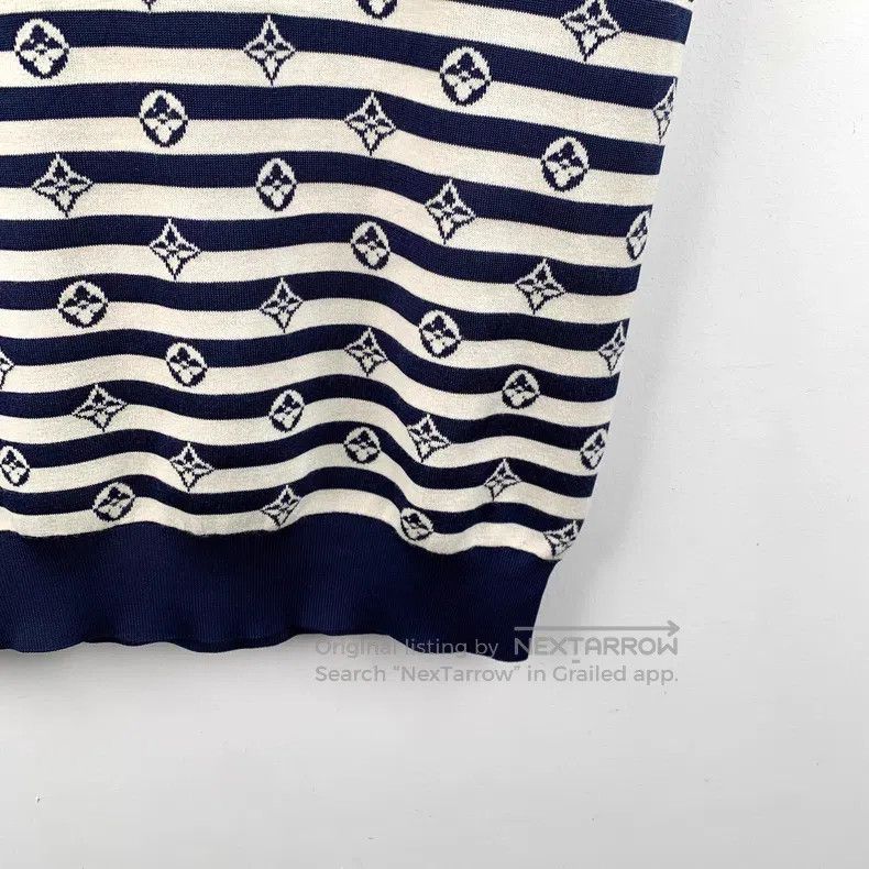 Louis Vuitton Louis Vuitton Color-block striped logo presbyopic mulberry Size XS / US 0-2 / IT 36-38 - 4 Thumbnail