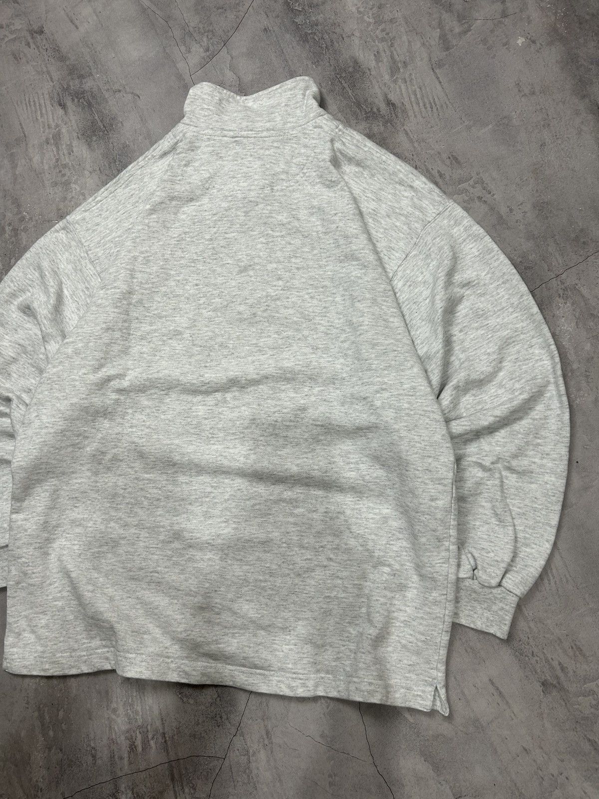 Nike × Vintage Vintage Nike center logo 1/4 zip up sweatshirt Size US L / EU 52-54 / 3 - 7 Thumbnail