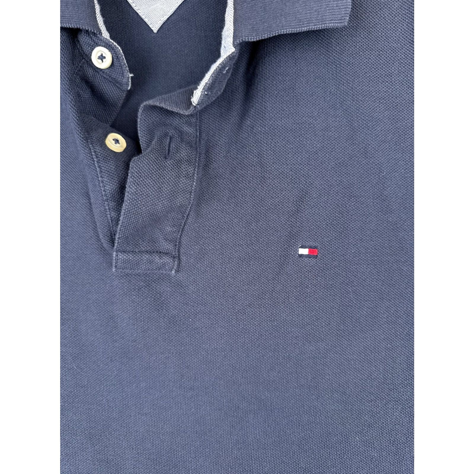 Tommy Hilfiger Tommy Hilfiger Polo Shirt Men Medium Blue 100% Cotton Classic Fit Size US M / EU 48-50 / 2 - 6 Thumbnail