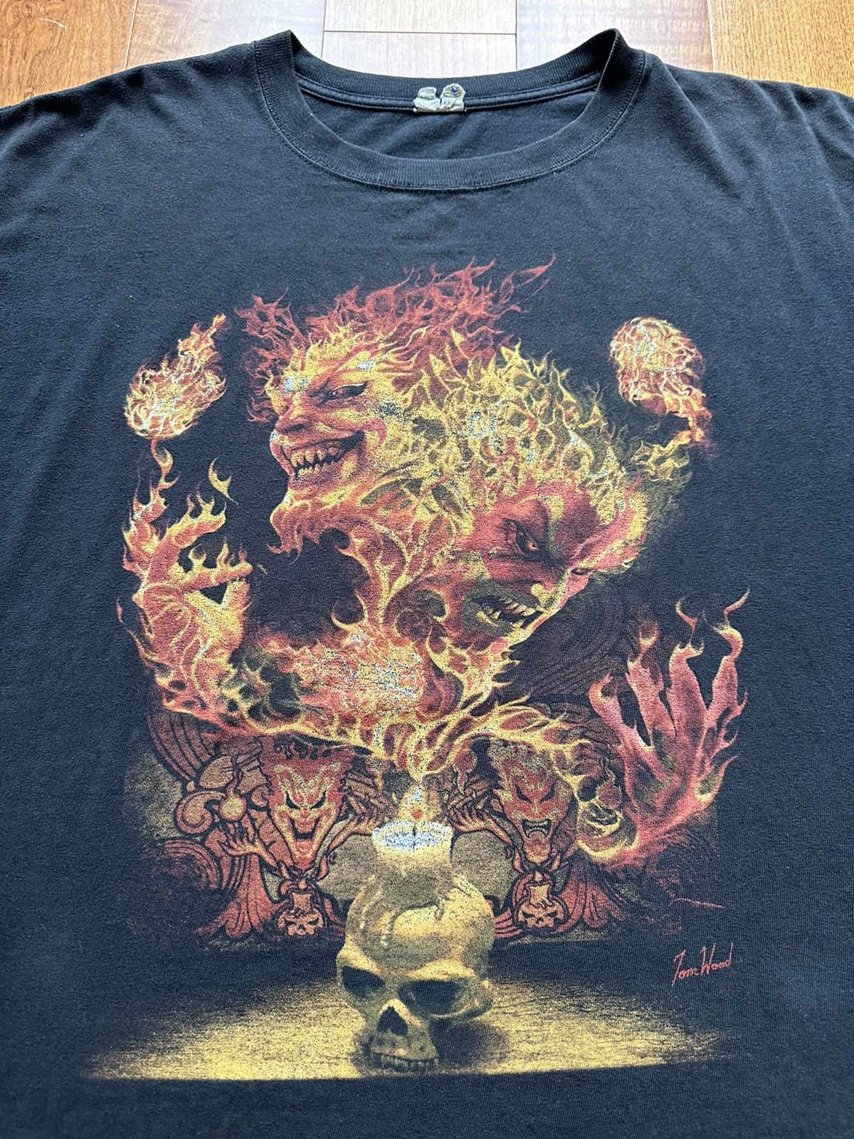 Band Tees Crazy Y2K Insane Clown Posse Flaming Heads Band T-Shirt Size US XL / EU 56 / 4 - 5 Thumbnail