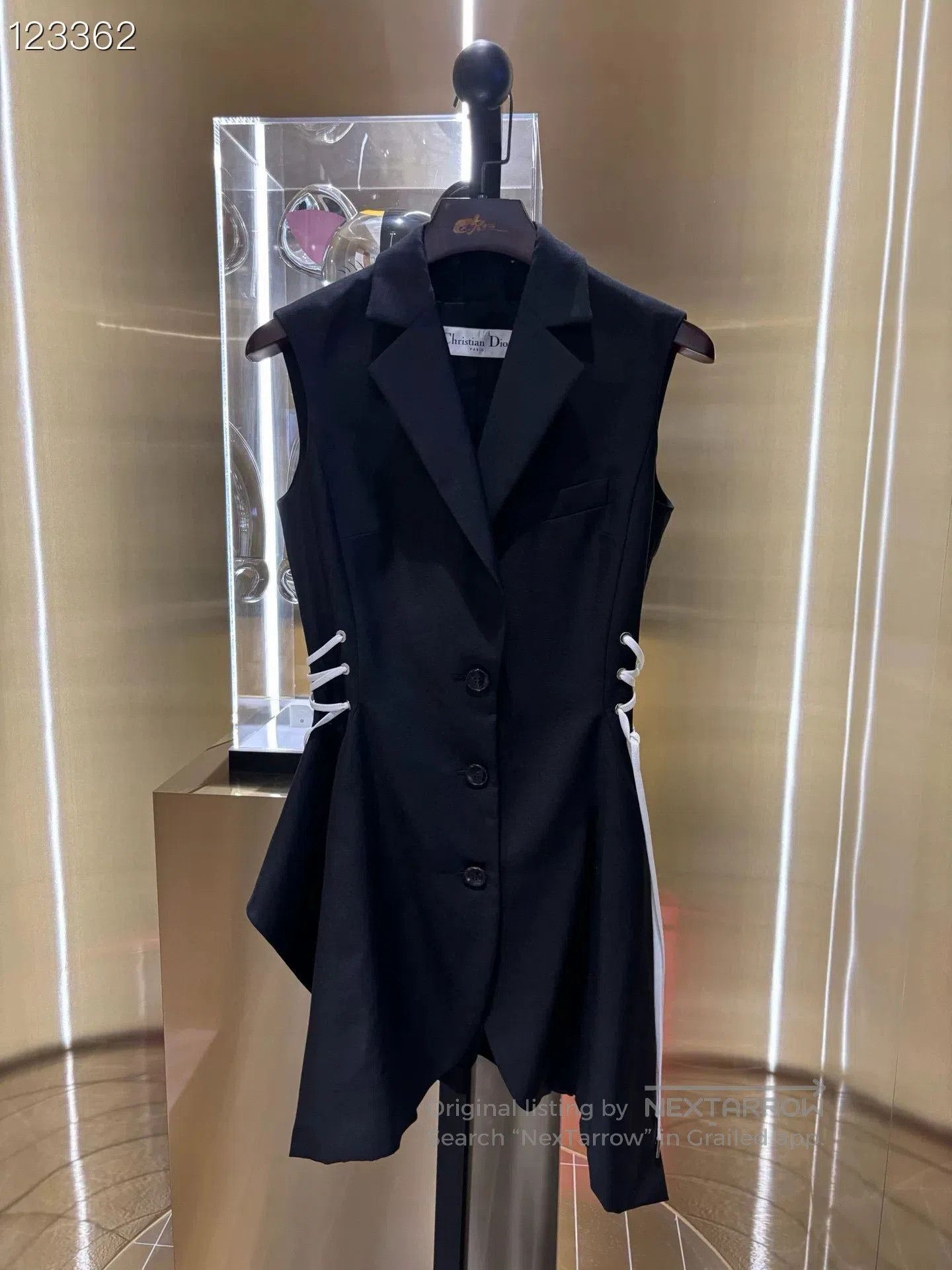 Dior Dior Runway Slim Suit Fabric Vest Dress. Size S / US 4 / IT 40 - 1 Thumbnail