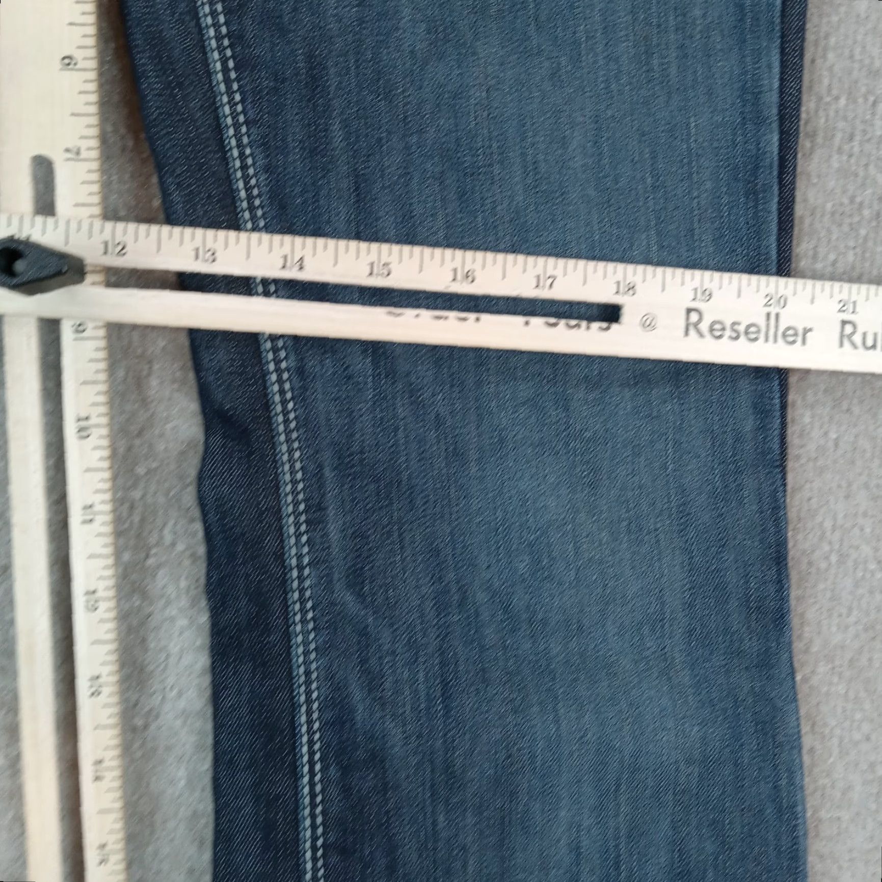 Vintage James Jeans Women's Blue Bootcut Mid Rise Stretch Jeans Size 26 Size 26" / US 2 / IT 38 - 4 Thumbnail