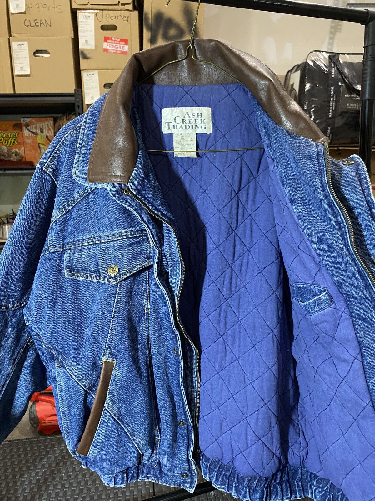 Other (1980s Vintage) Large Ash creek trading denim jacket Size US L / EU 52-54 / 3 - 6 Thumbnail