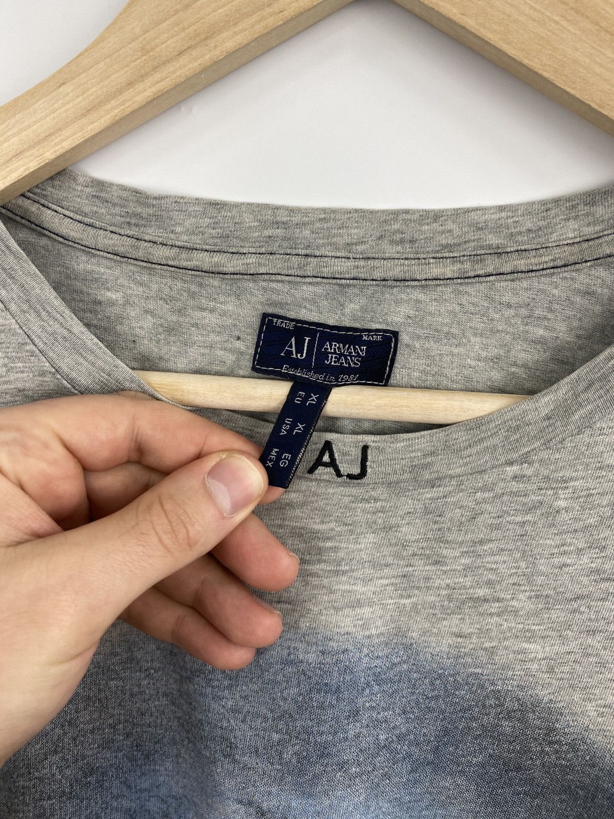 Armani 🇺🇸 Vintage 90s Armani Lion Ingenium Mighty latin language tee Size US XL / EU 56 / 4 - 5 Thumbnail
