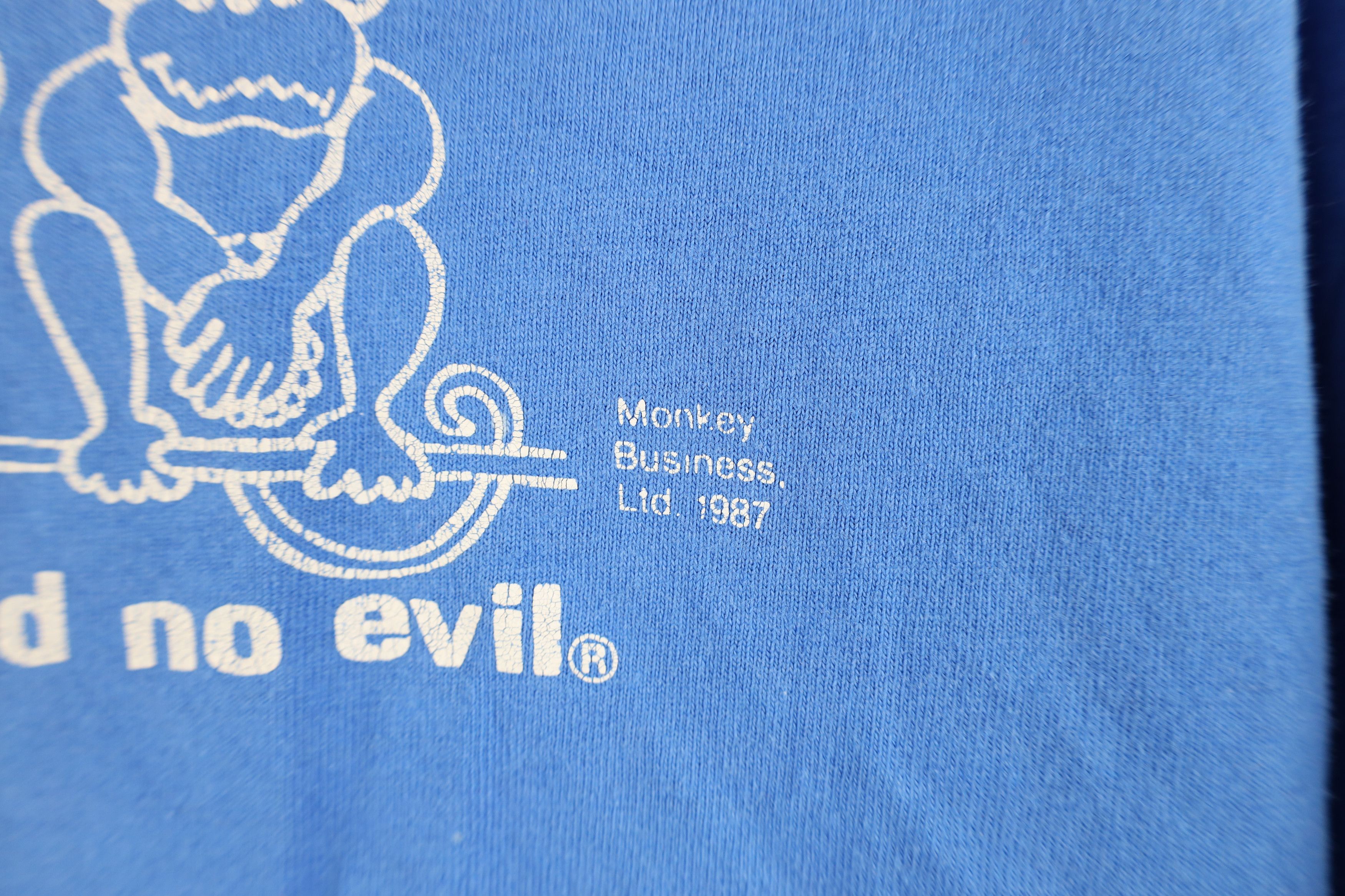 Vintage Vintage 80s Streetwear Speak Spread No Evil Aids T-Shirt Size US M / EU 48-50 / 2 - 5 Thumbnail