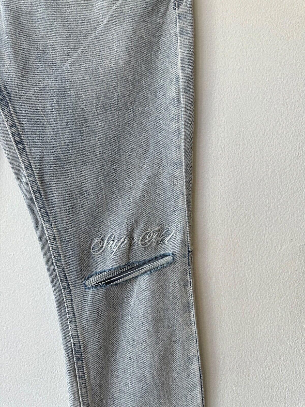 Ksubi new Ksubi mens denim jean chitch 32 light blue super cold Size US 32 / EU 48 - 4 Thumbnail