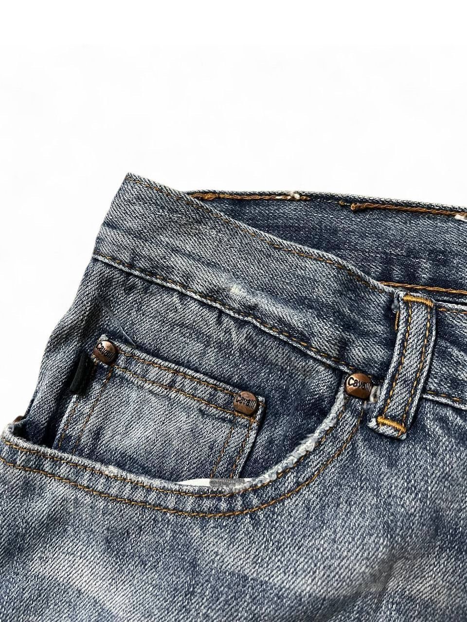 Just Cavalli Flare jeans just cavalli tiger claw faded distressed denim Size US 29 - 6 Thumbnail