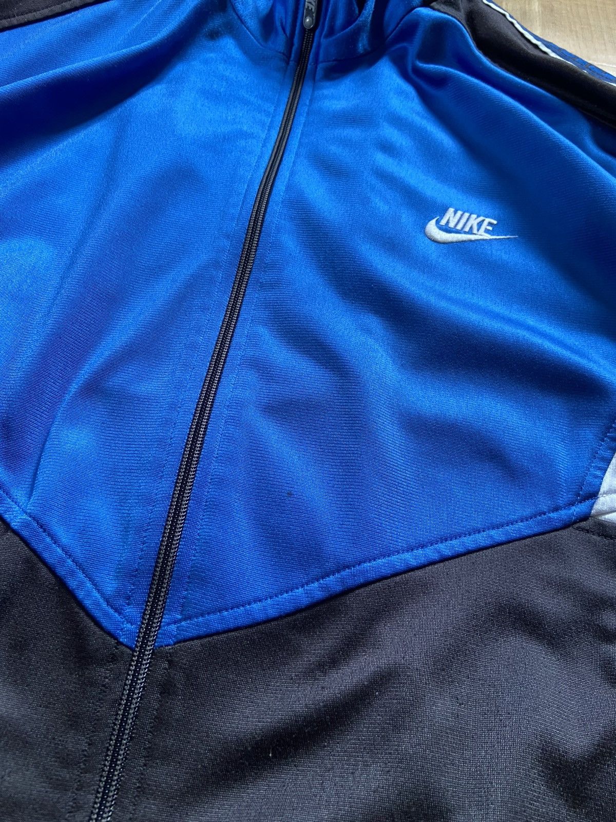 Nike Vintage Nike Swoosh Zip Hoodie, blue Size US L / EU 52-54 / 3 - 12 Thumbnail