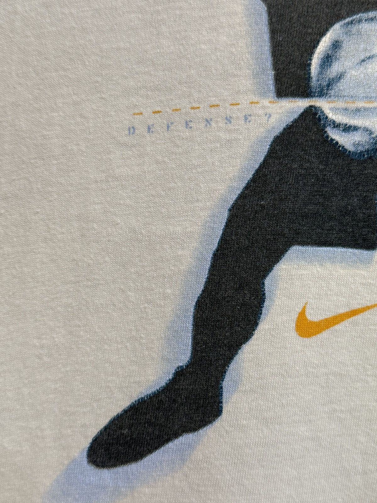 NBA Vintage 90s Nike Gary Paytons Nba Faded Tee Size US XL / EU 56 / 4 - 4 Thumbnail