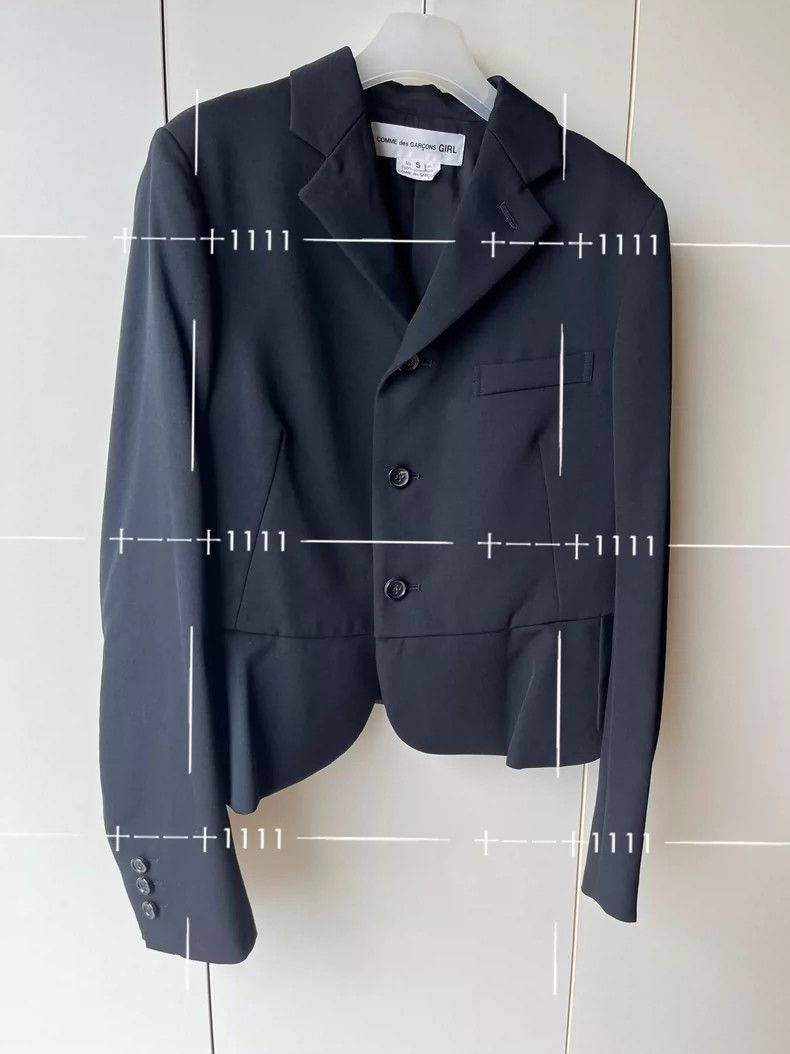 Comme des Garcons Comme Des Garcons Lace Petal Ruffle Wool Blazer Size S / US 4 / IT 40 - 5 Thumbnail