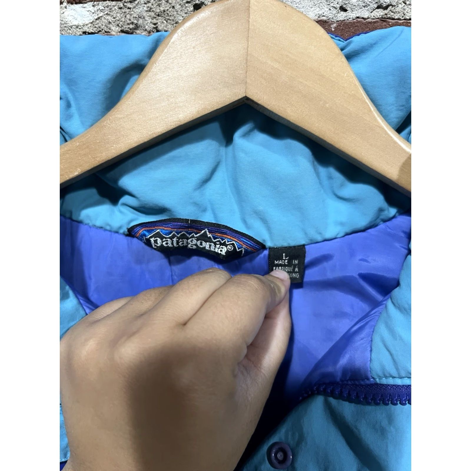 Patagonia VINTAGE Patagonia Parka Coat Jacket Winter Blue Mens Small Parka Jacket Windproof Water Resistant Softshell 90s Snowshot Vintage Size US S / EU 44-46 / 1 - 2 Thumbnail