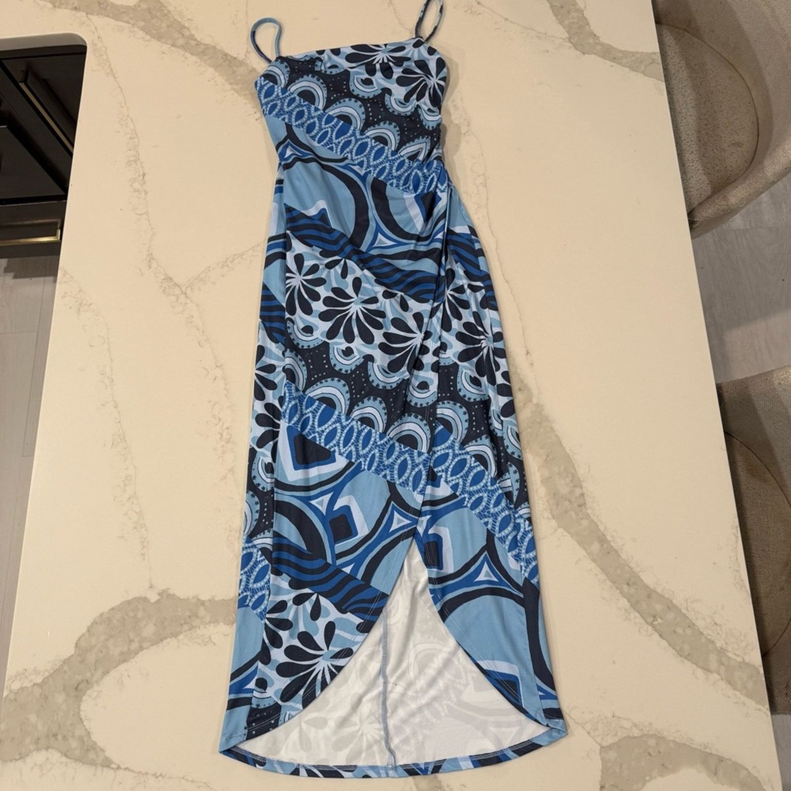 Urban Outfitters Urban Outfitters Solana Spliced SplitHem MidiDress Womens XS Size XS / US 0-2 / IT 36-38 - 5 Thumbnail