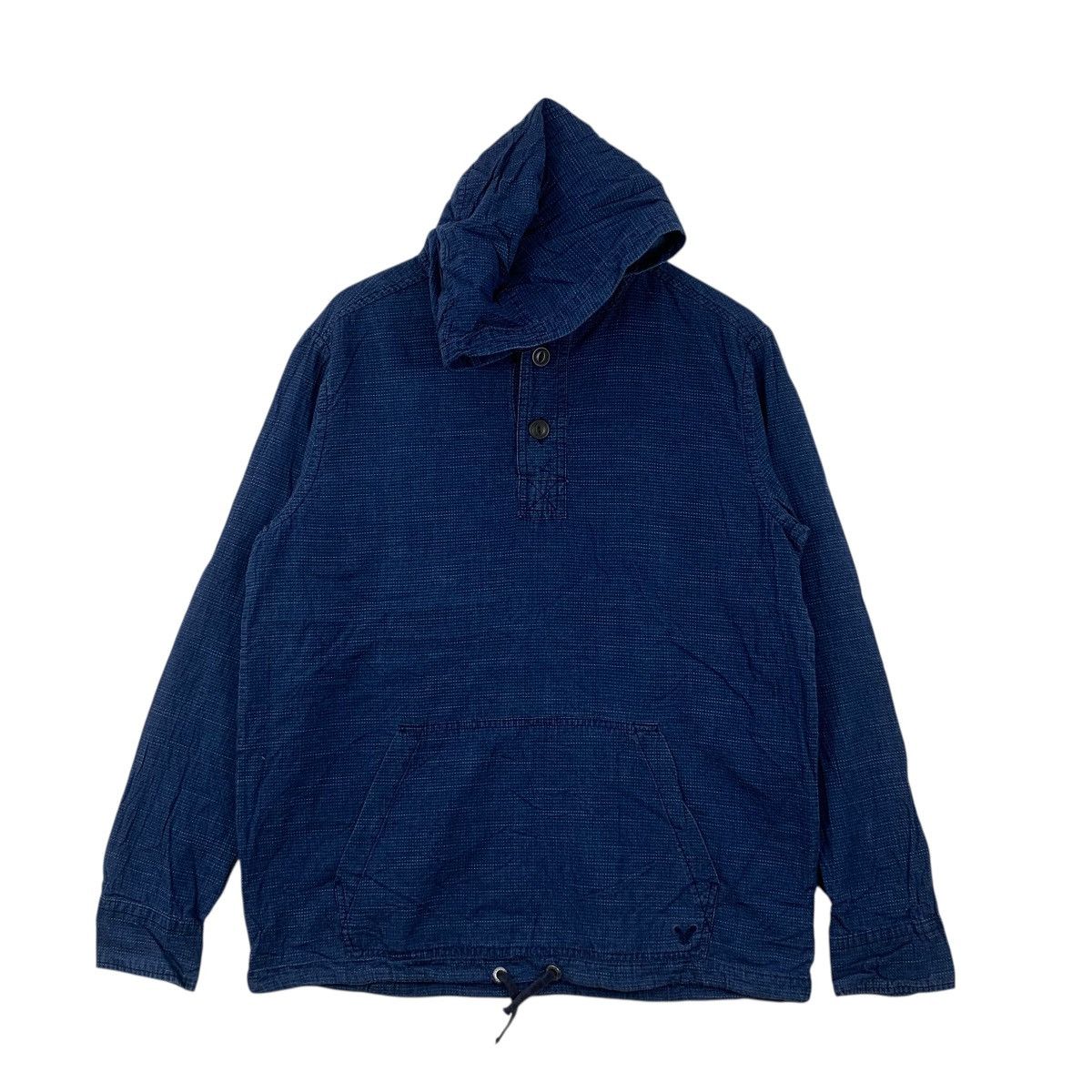American Eagle Outfitters Vintage AMERICAN EAGLE OUTFITTERS Pure Indigo Hoodie Size US M / EU 48-50 / 2 - 4 Thumbnail