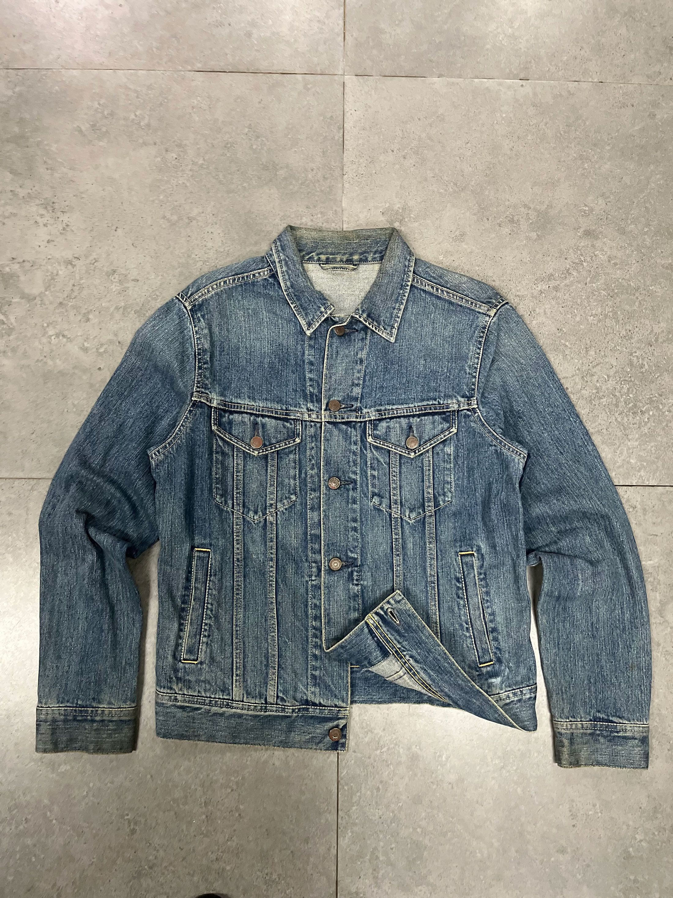 Designer × Japanese Brand × Uniqlo Vintage Uniqlo Trucker Jacket Size US M / EU 48-50 / 2 - 1 Thumbnail