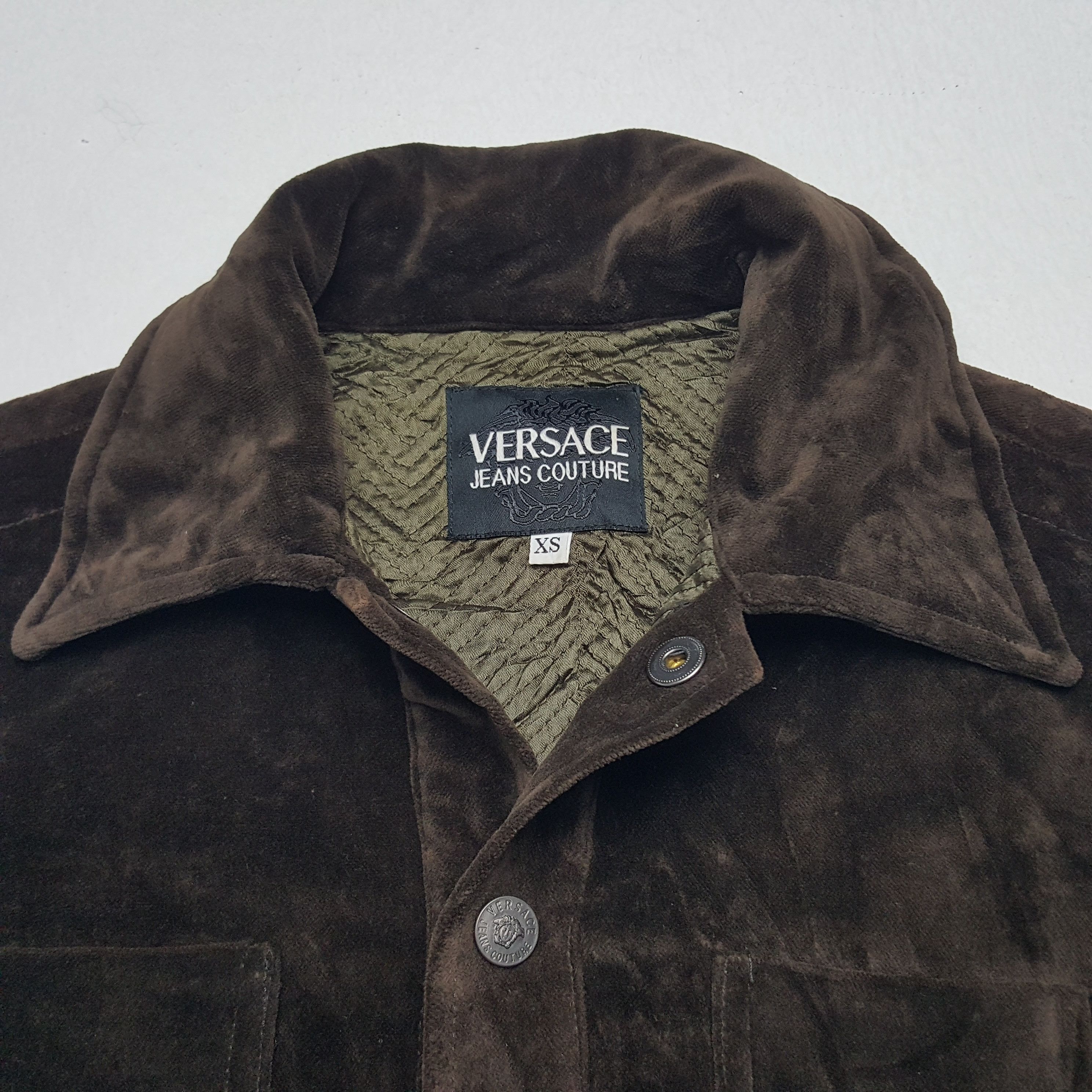 Versace Jeans Couture × Vintage Vintage Versace Jeans Couture Button Up Jacket Size US XS / EU 42 / 0 - 4 Thumbnail