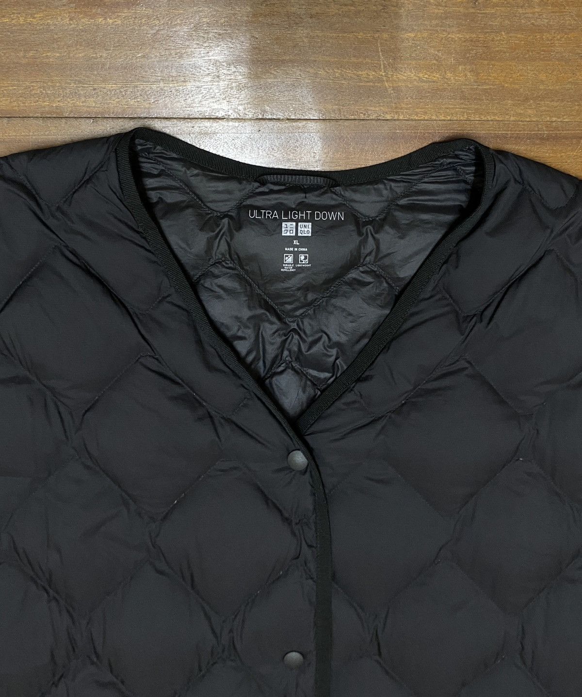 Japanese Brand × Uniqlo Rare Design Uniqlo Ultra Light Down Puffer Jacket 2000s Size US XL / EU 56 / 4 - 4 Thumbnail