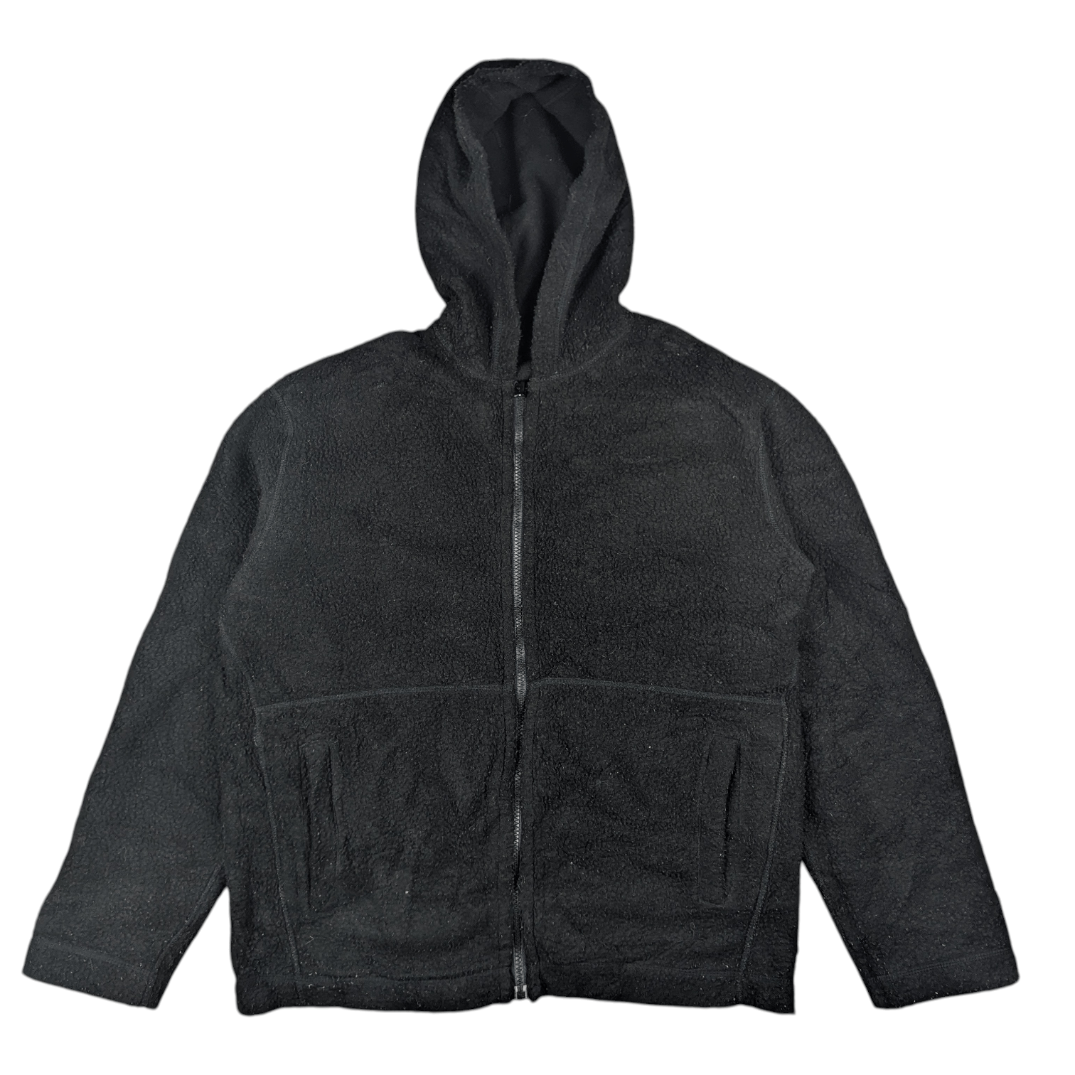 Uniqlo Vintage 90's UNIQLO Zipper Up Reversible Fleece Hoodie Size US L / EU 52-54 / 3 - 3 Thumbnail