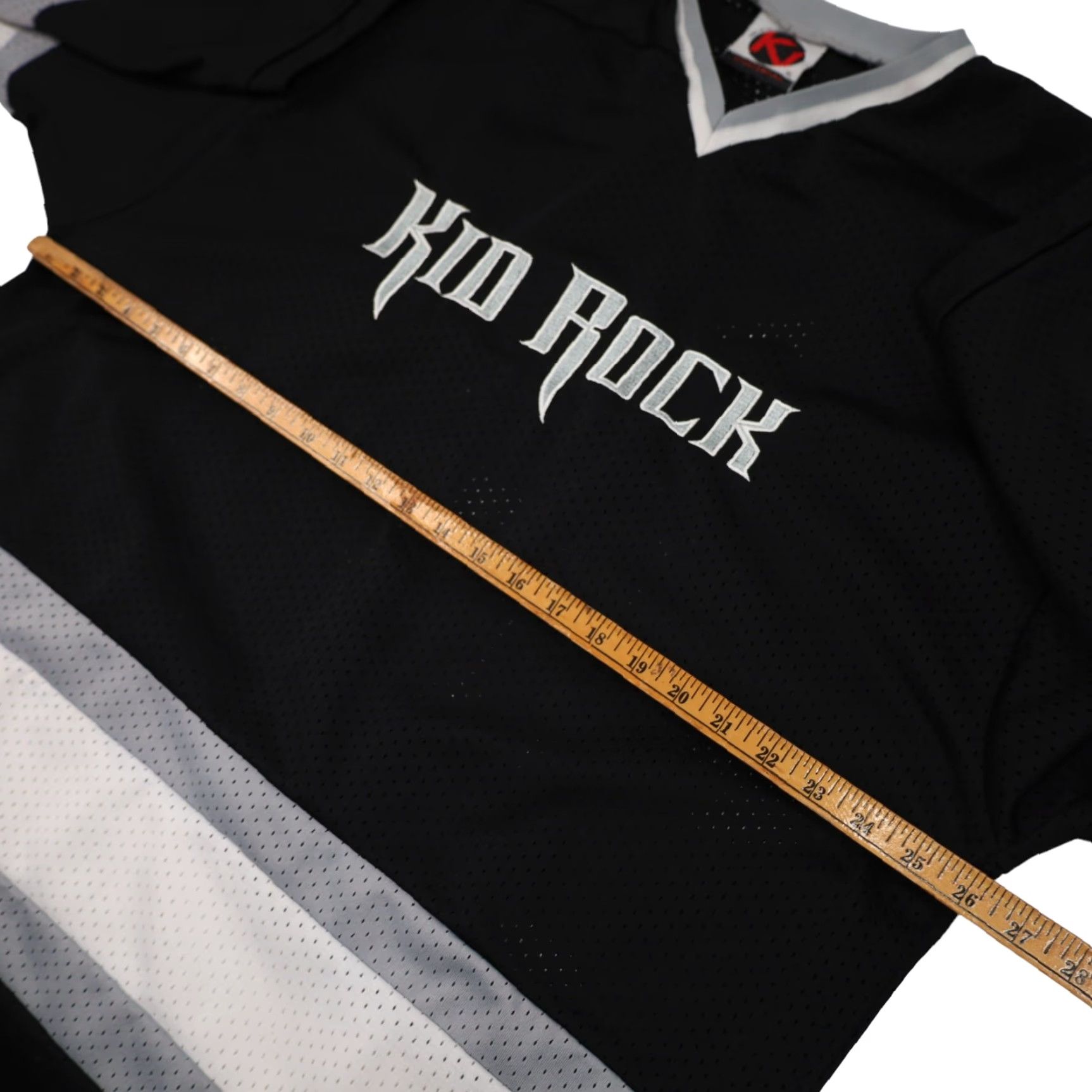 Vintage VINTAGE Kid Rock "Bad Ass" Hockey Jersey Black XL Mens Size US XL / EU 56 / 4 - 6 Thumbnail