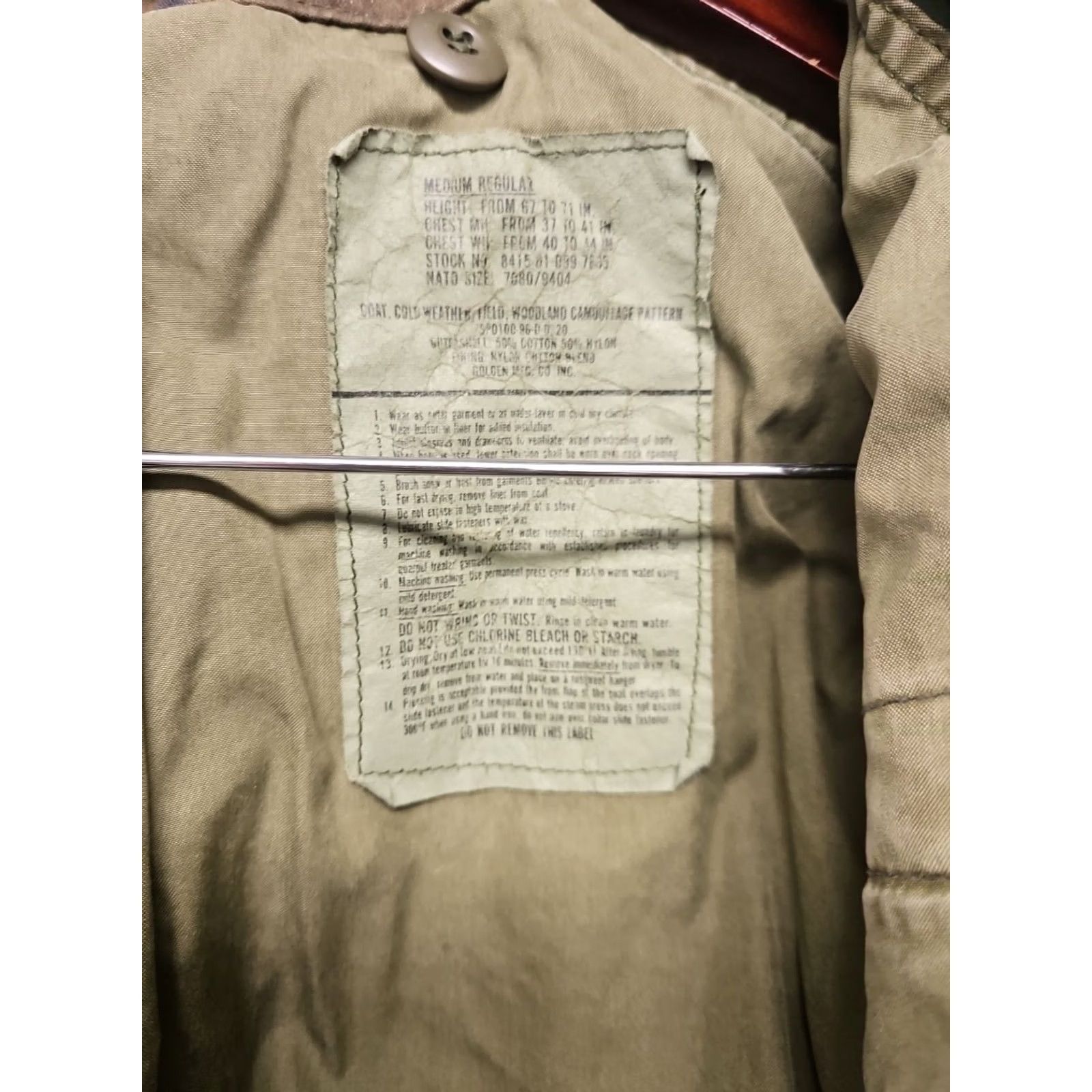 Vintage VINTAGE Medium M65 Coat Camouflage Army Military Jacket Men Size US M / EU 48-50 / 2 - 4 Thumbnail