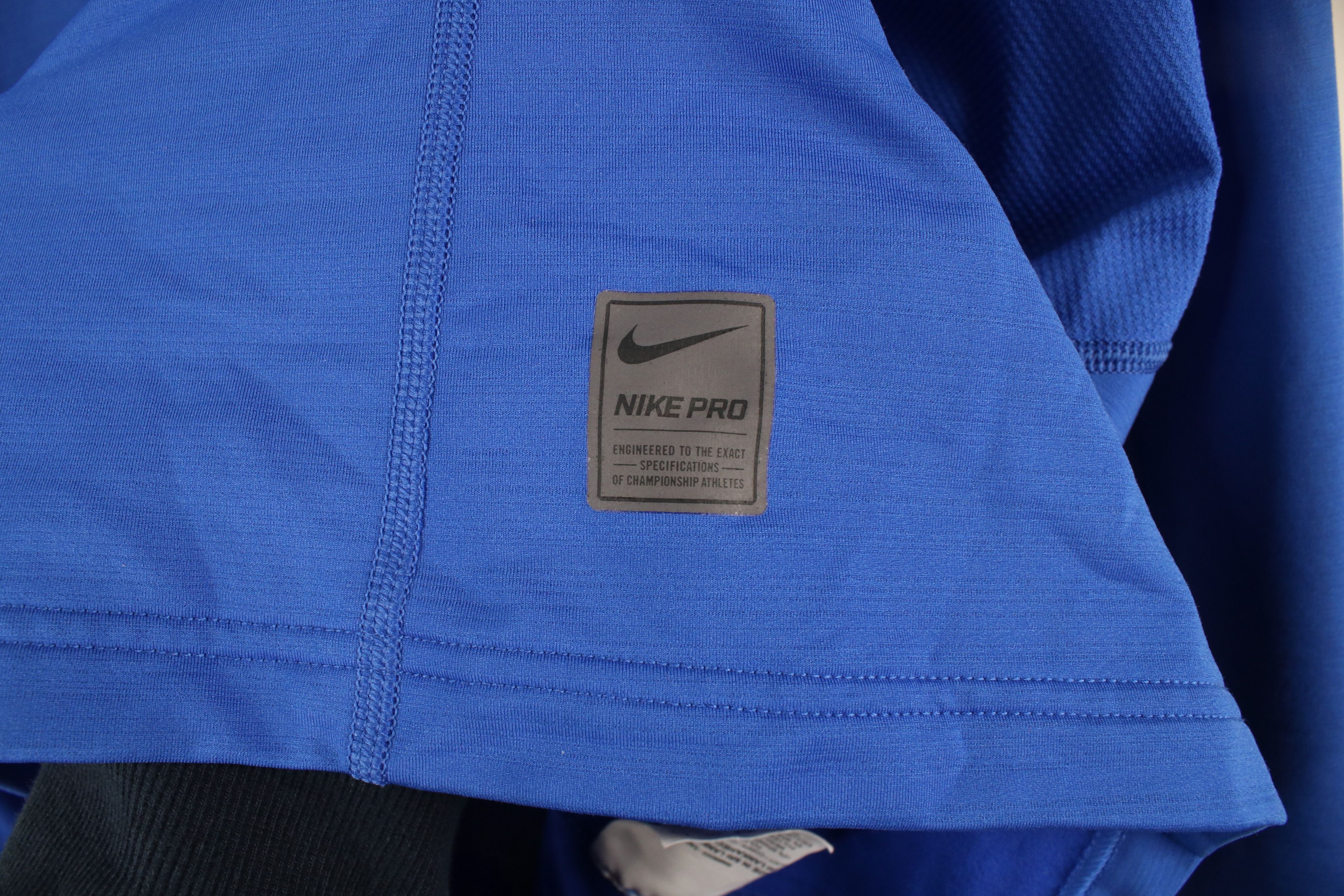Nike × Vintage Nike Pro Combat Compression Fitted Half Zip Pullover Sweater Size US L / EU 52-54 / 3 - 4 Thumbnail
