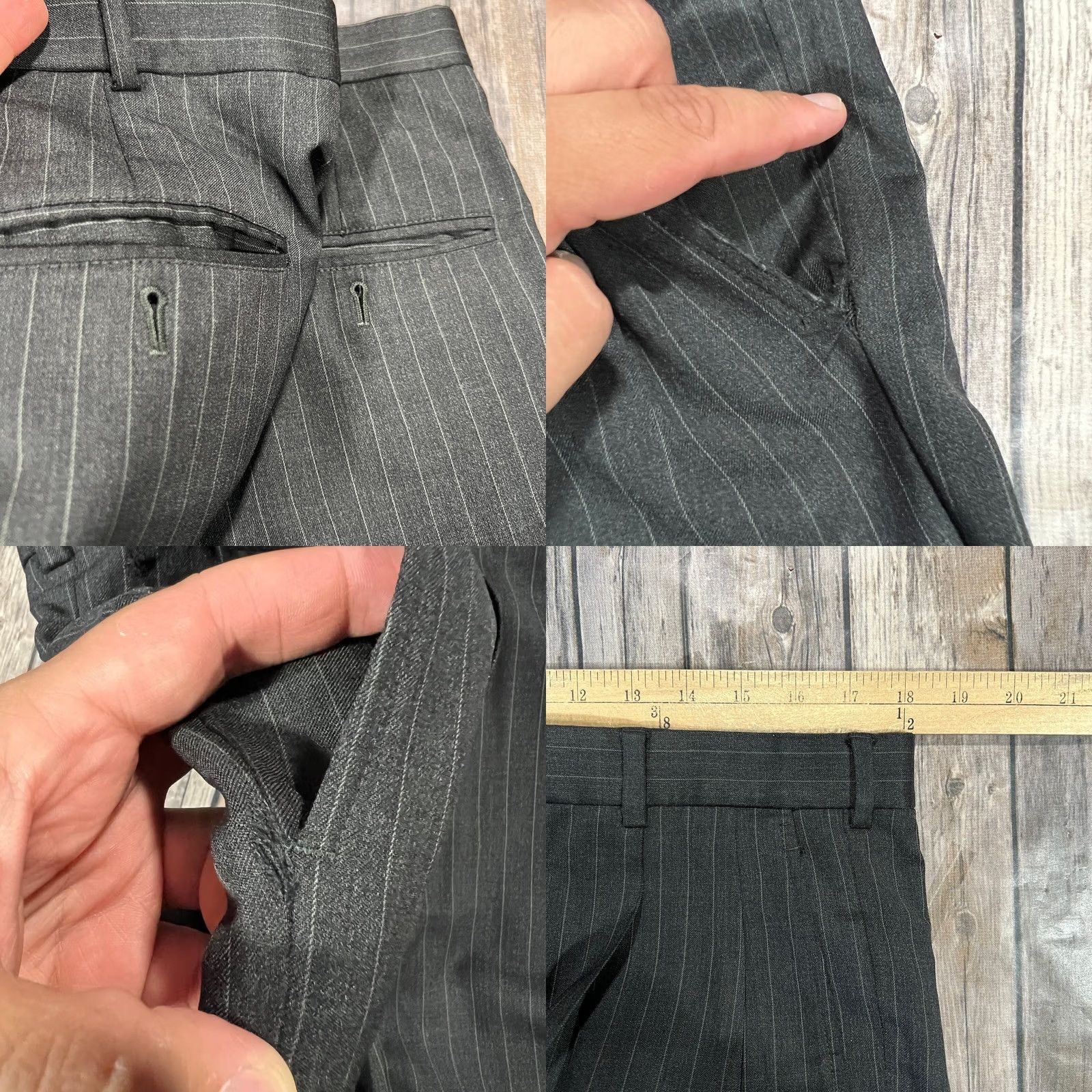 Brooks Brothers Brooks Brothers Madison Pinstripe Wool Suit Set Coat Blazer Pants 42L Mens 36x33 Size 42R - 9 Thumbnail