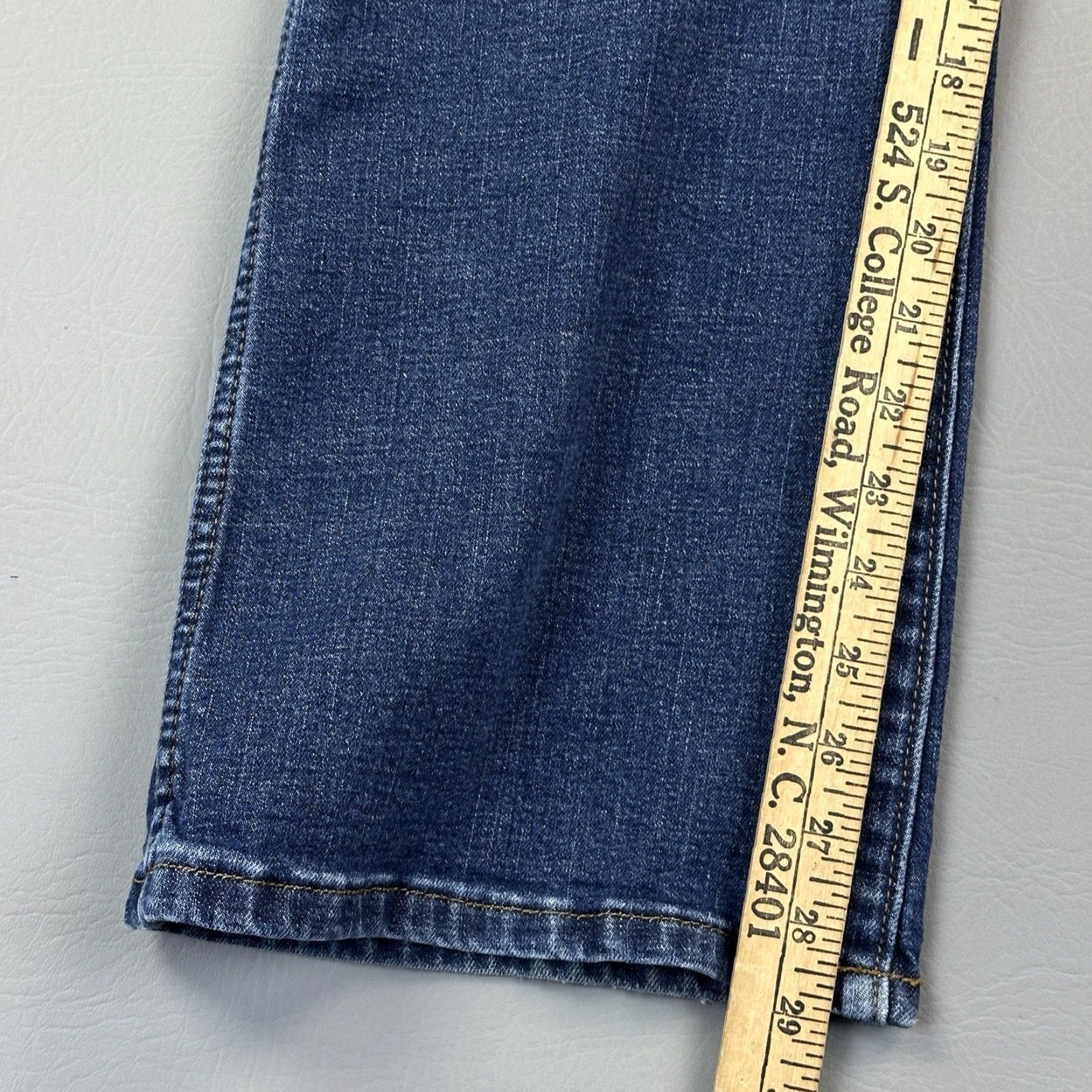 Wrangler Wrangler Jeans Women’s 40x29 Dark Wash High Rise Slim Bootcut Cowgirl Stretch Size 27" / US 4 / IT 40 - 3 Thumbnail