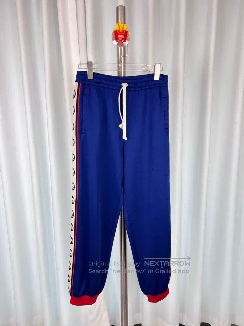Gucci Gucci SizeS String-marked cherry trousers Size US 29 - 1 Thumbnail