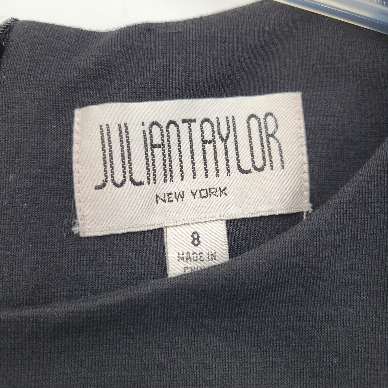 Other Julian Taylor Set of 2 Ivory Coat & Black Dress Size 8 vtg Size M / US 6-8 / IT 42-44 - 11 Thumbnail